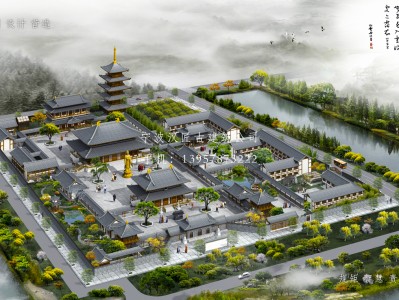 普陀山寺庙建筑总体规划方案